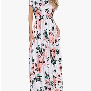 Host pick ⭐️ HOOYON Women Summer Casual Floral Long Maxi Dress with Pock…